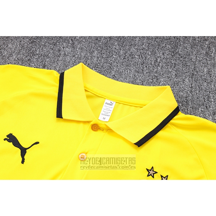 Camiseta De Futbol Polo del Borussia Dortmund 2023-2024 Amarillo